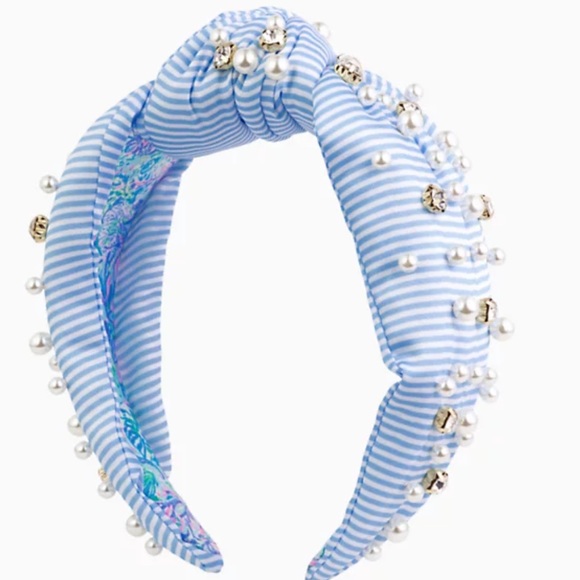 Lilly Pulitzer Accessories - NWT Lilly Pulitzer Embellished Top Knot Headband